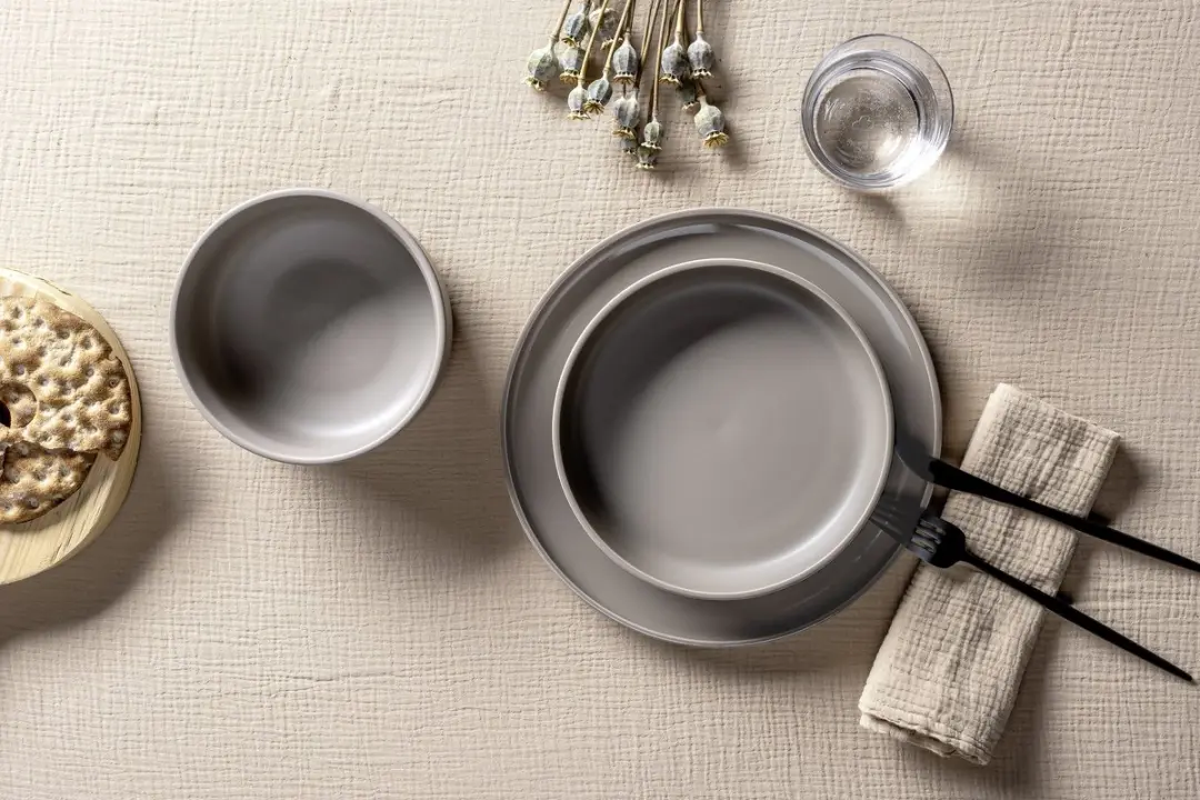 Leonardo Roma Bord 27cm Taupe - Set van 6