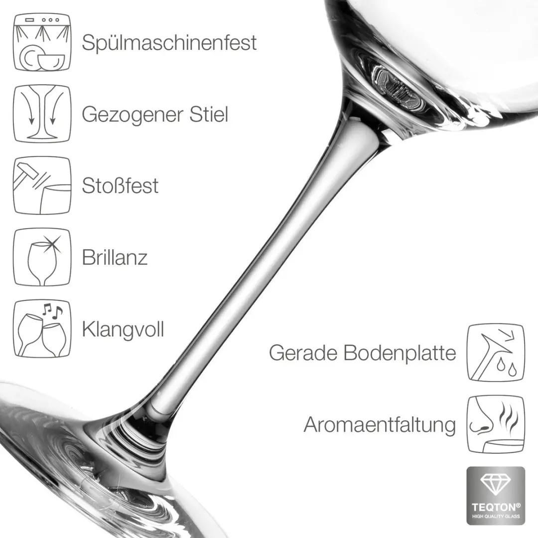 Leonardo Ciao+ Witte Wijnglas 300ml - Set van 6