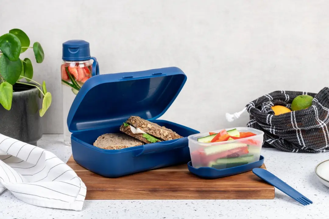 Amuse Brunch & Salad Brooddoos Navy - 1.2L - Blauw