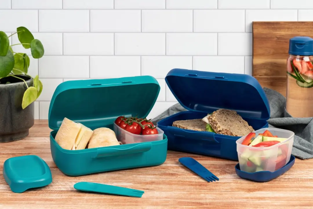 Amuse Brunch & Salad Brooddoos Navy - 1.2L - Blauw