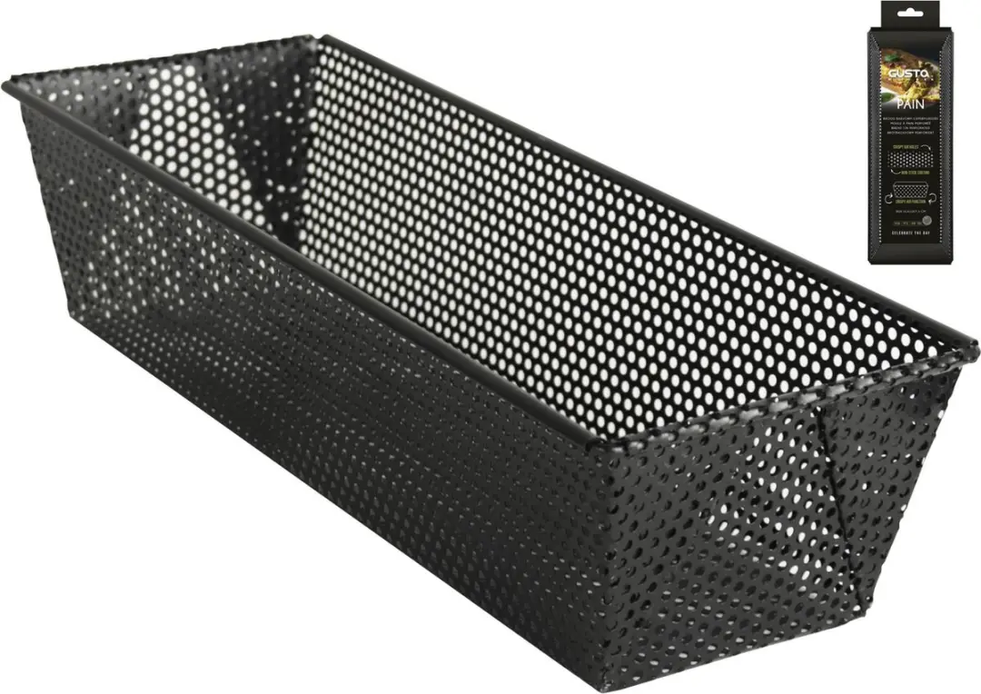 Gusta Broodvorm Geperforeerd Hout 31x12x7,5cm