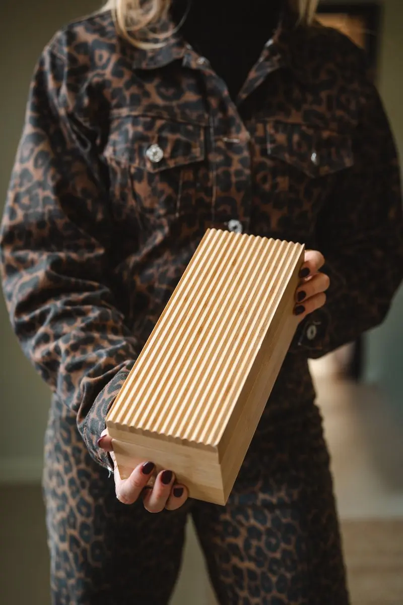 Bredemeijer Bamboe Theedoos 3-delig - Beige