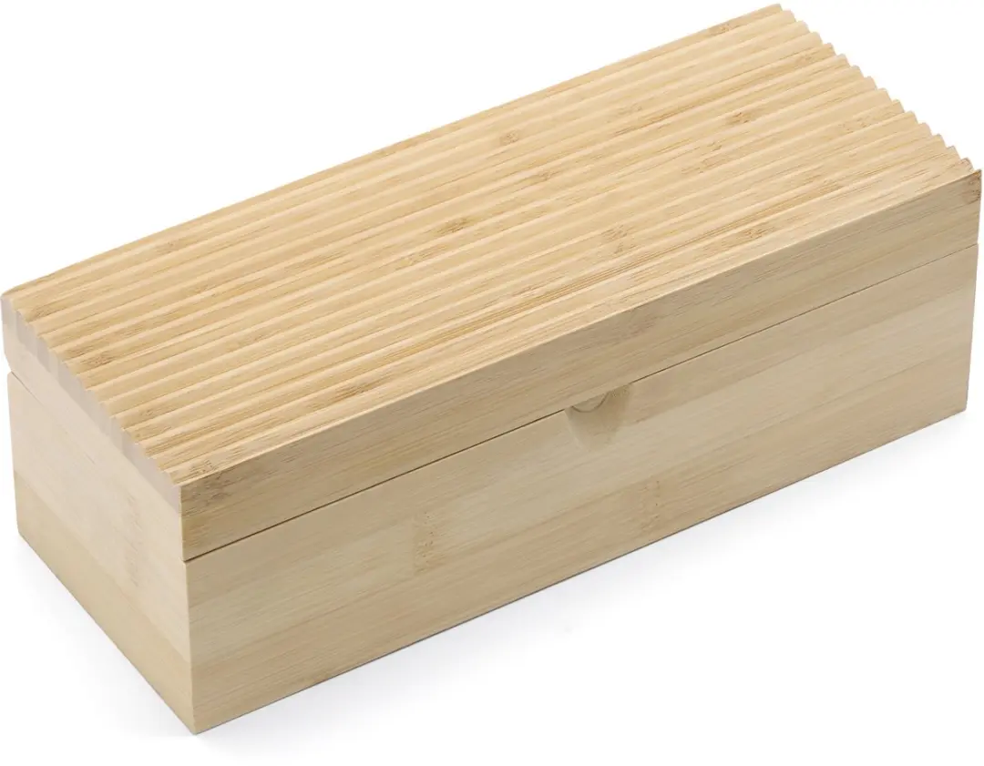 Bredemeijer Bamboe Theedoos 3-delig - Beige