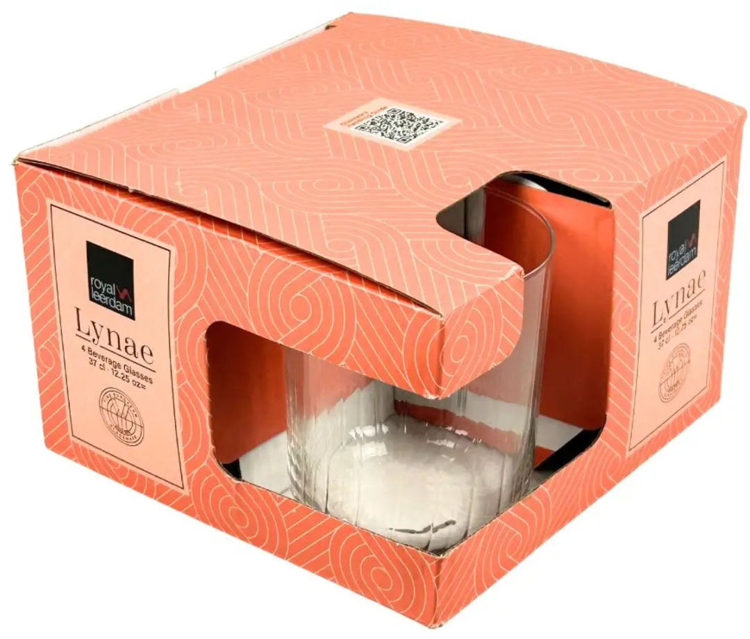 Royal Leerdam Lynae Tumblerglazen 370ml - 4 Stuks