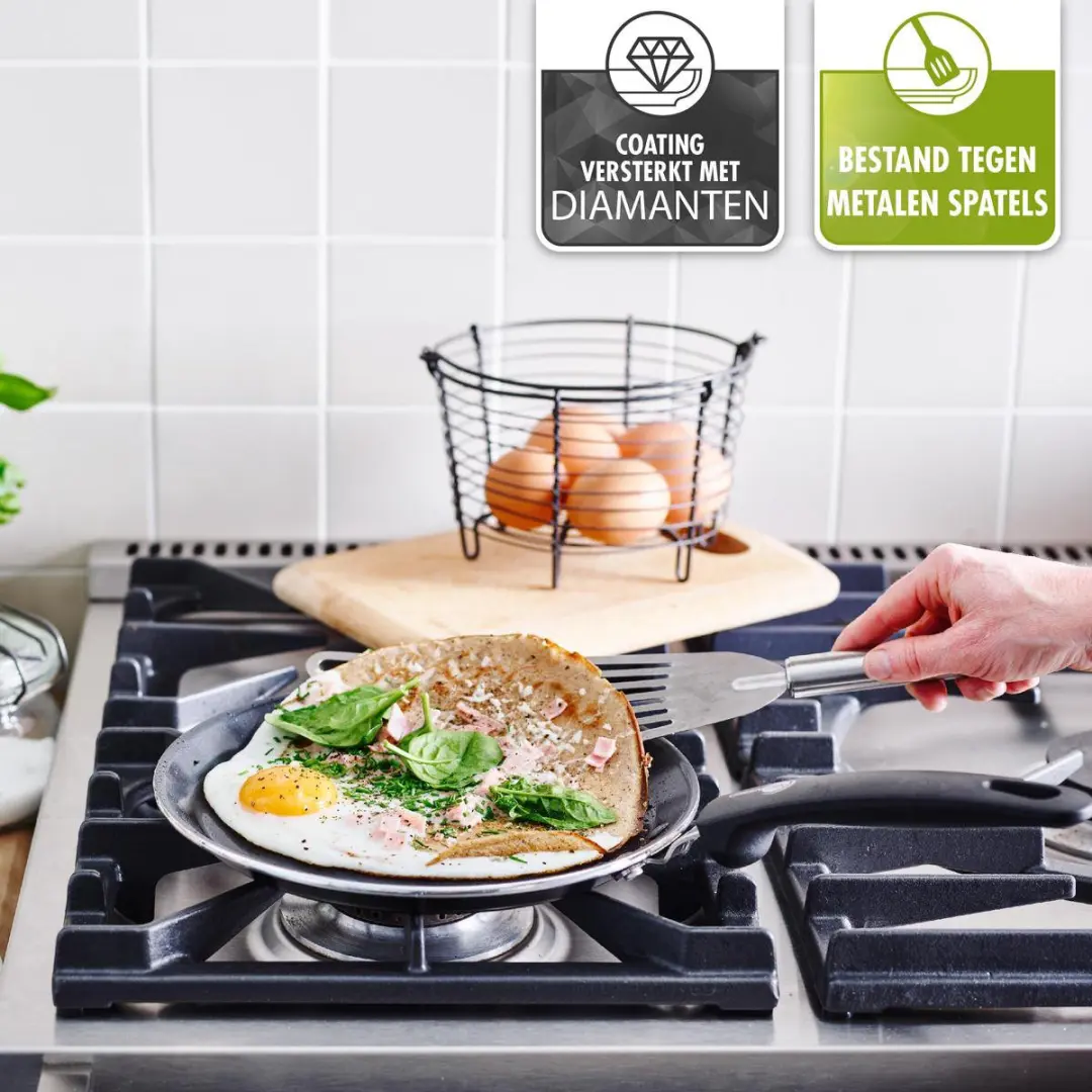 GreenPan Essentials Pannenkoekenpan 24cm - Inductie - Zwart