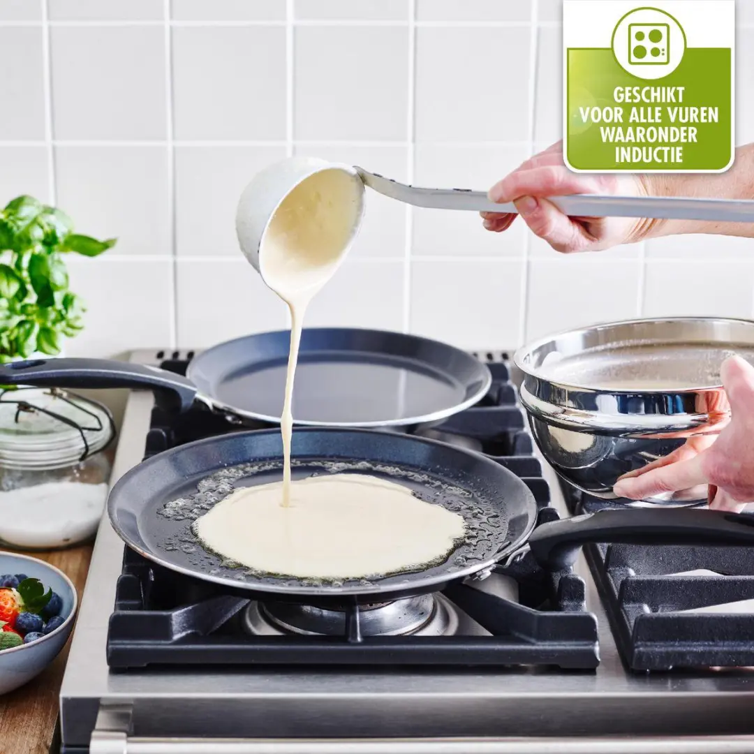 GreenPan Essentials Pannenkoekenpan 24cm - Inductie - Zwart