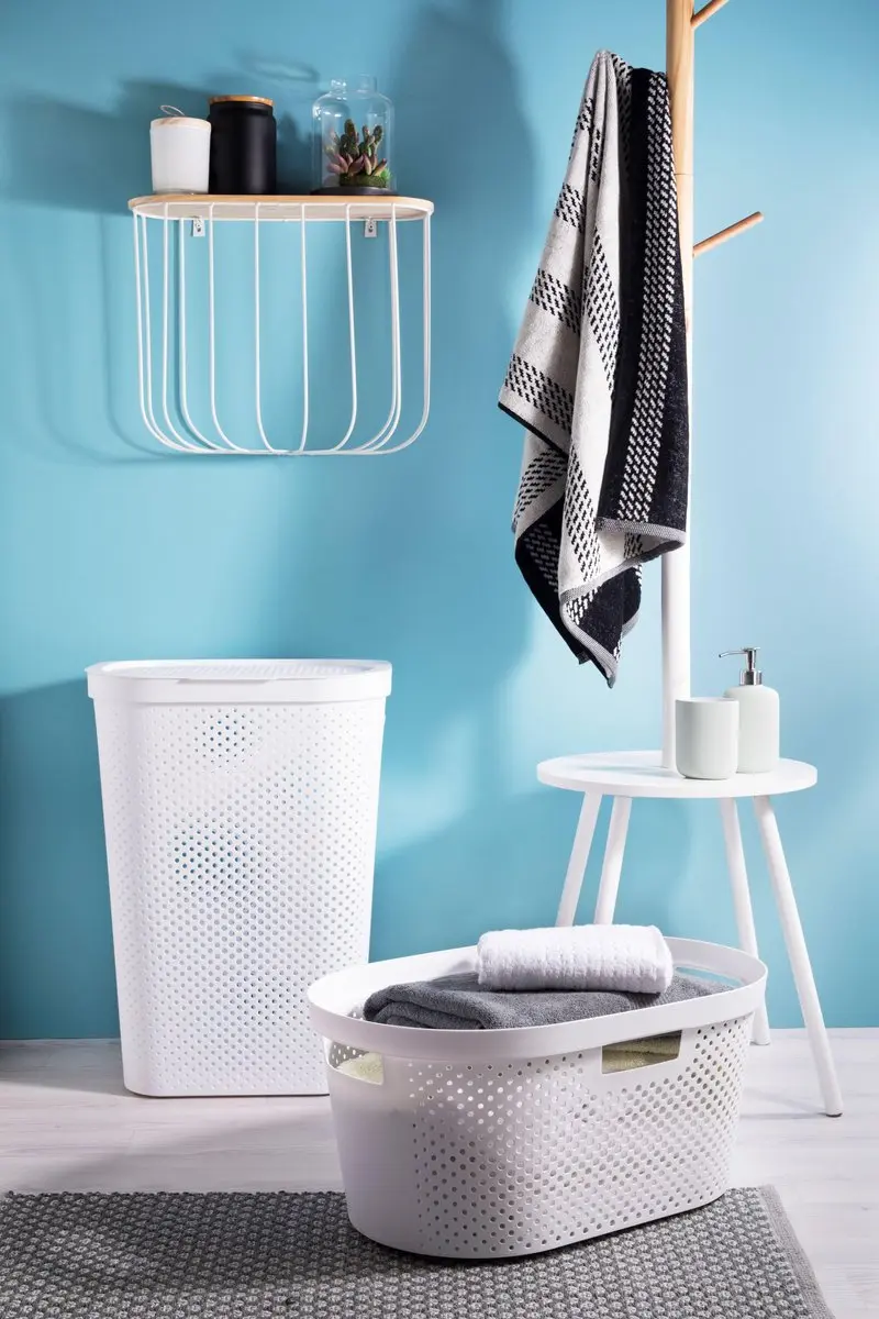 Curver Infinity Recycled Dots Wasmand 40L - Wit