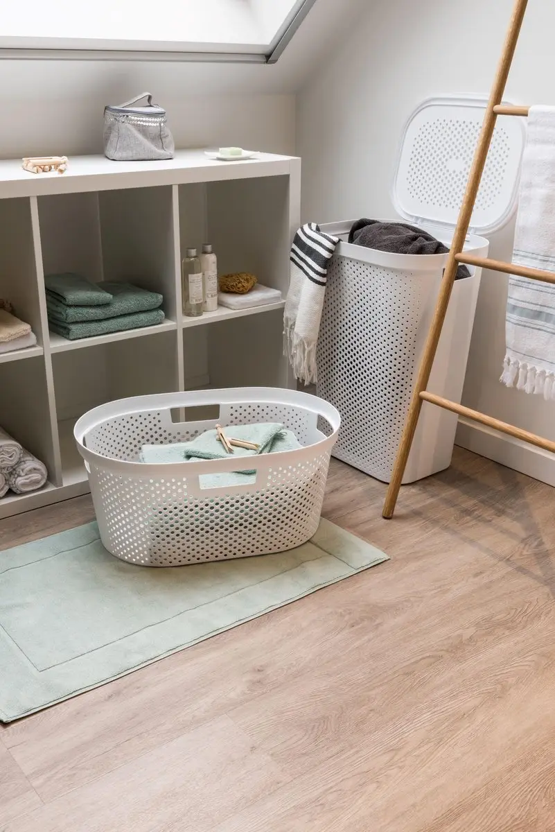 Curver Infinity Recycled Dots Wasmand 40L - Wit