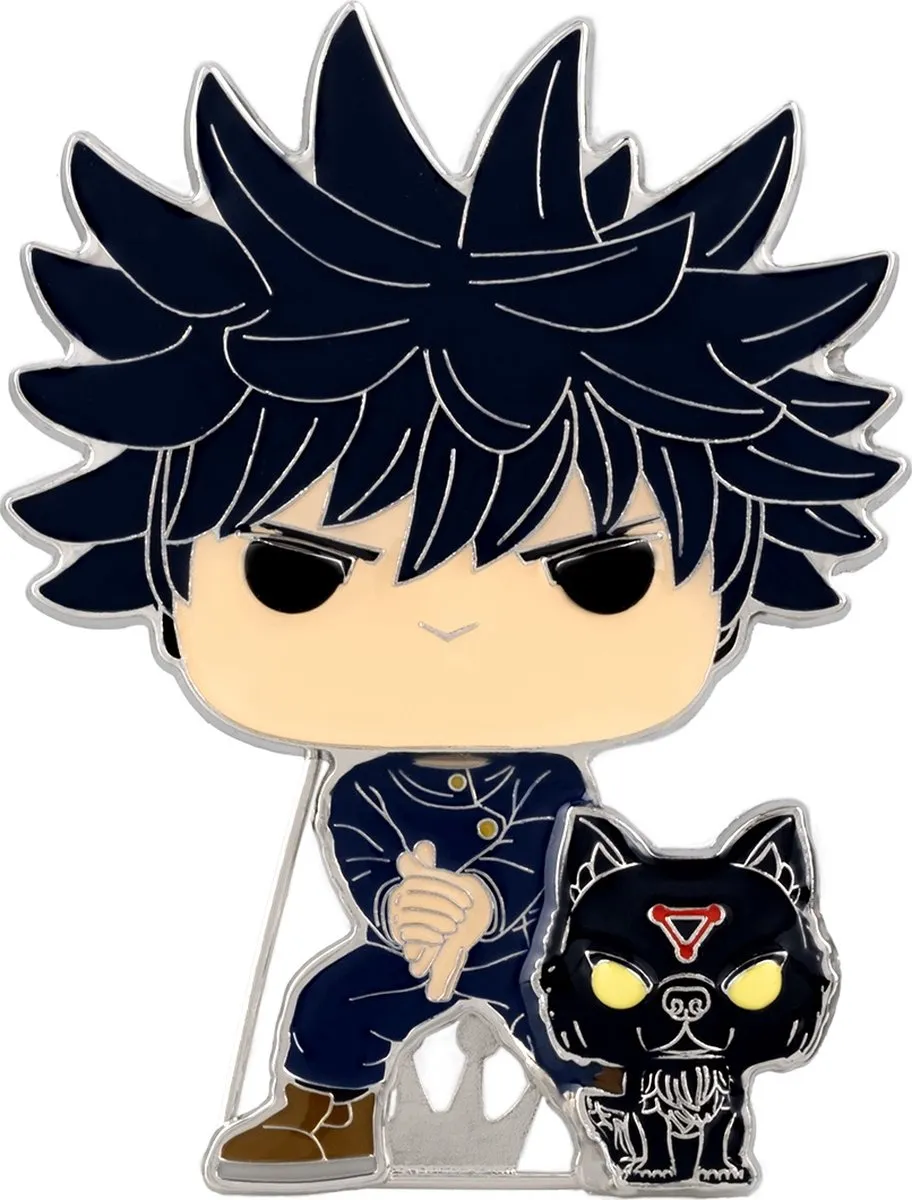Funko POP! Enamel Megumi Fushiguro Pin - Glow-in-the-dark - 10cm - Multicolor
