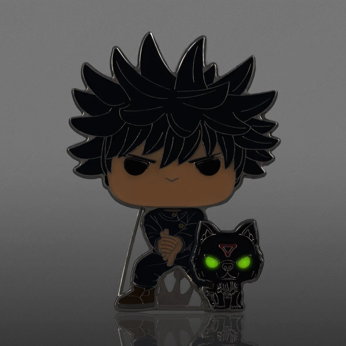 Funko POP! Enamel Megumi Fushiguro Pin - Glow-in-the-dark - 10cm - Multicolor