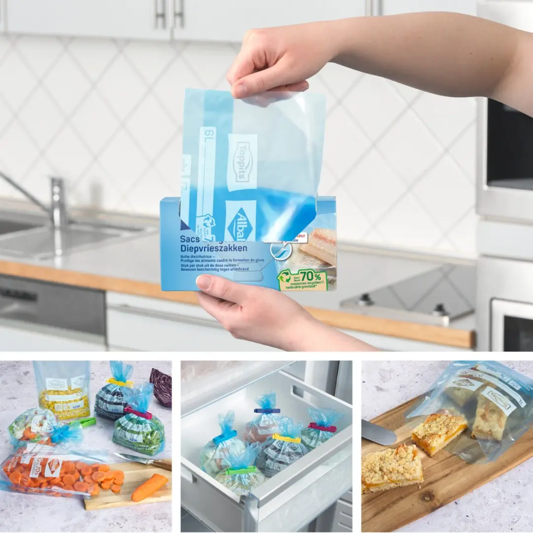 Toppits Diepvrieszakken 6L - 20 Stuks