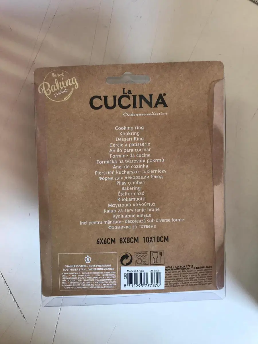 La Cucina Bakringen - 3 Stuks Metaal