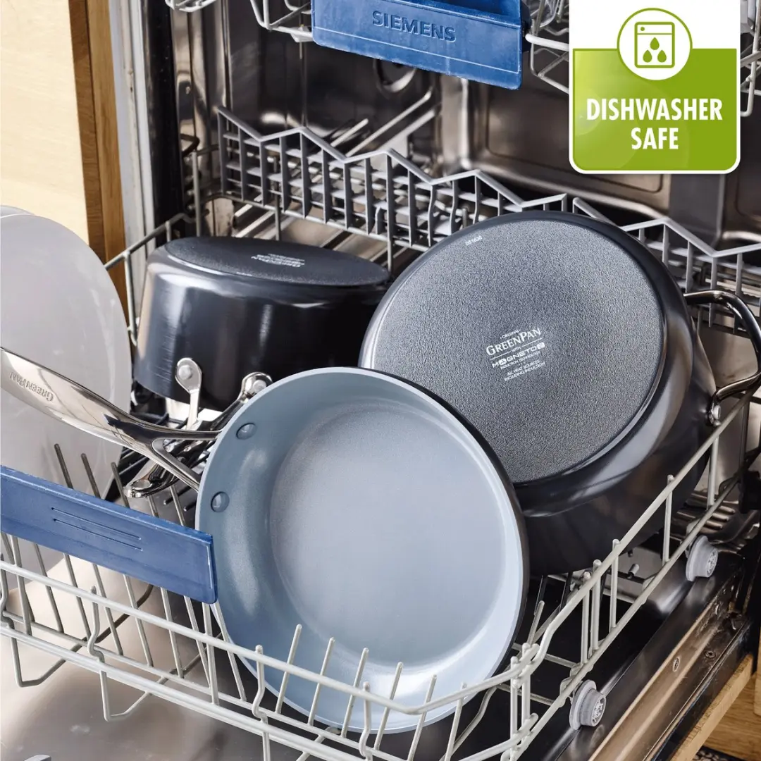 GreenPan Venice Pro CC000955-001 Steelpannen set 6-delig - Ø16-20cm - Zwart