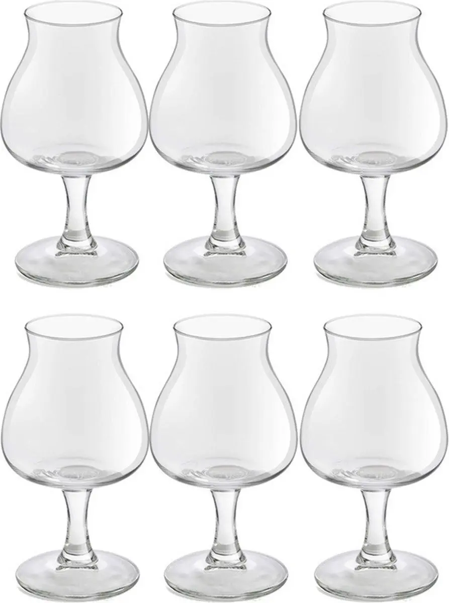 Royal Leerdam Lund Bierglazen - 6x 260ml - Transparant