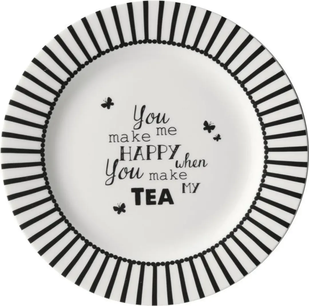 Dutch Rose Happy Tea Gebaksbord