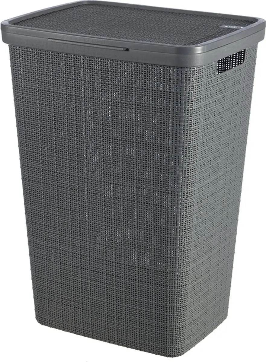 Curver Jute Wasmand met deksel