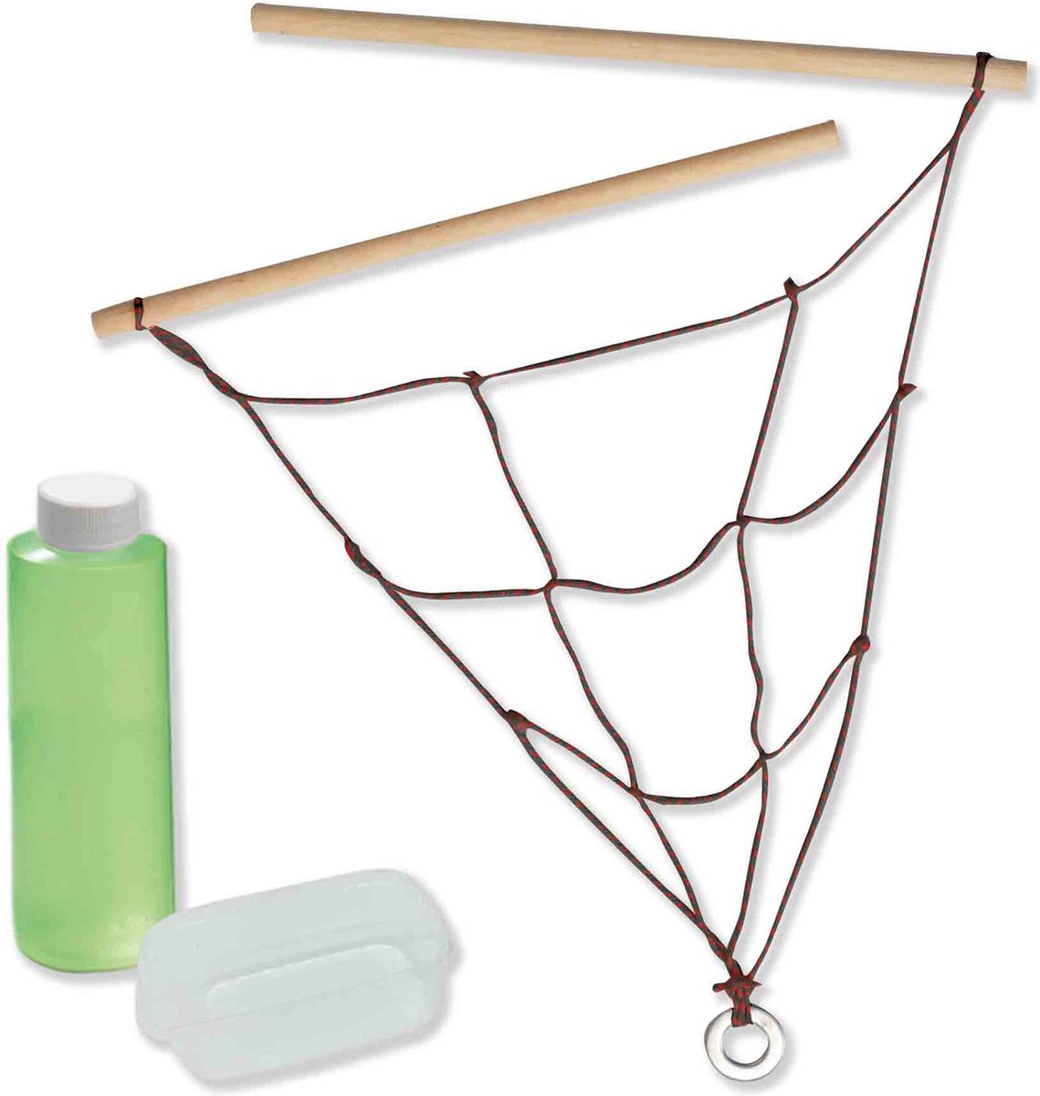 SES - Spinnenweb mega bubbles - sterk bellenblaassop - maak een spinnenweb van bellen in één keer