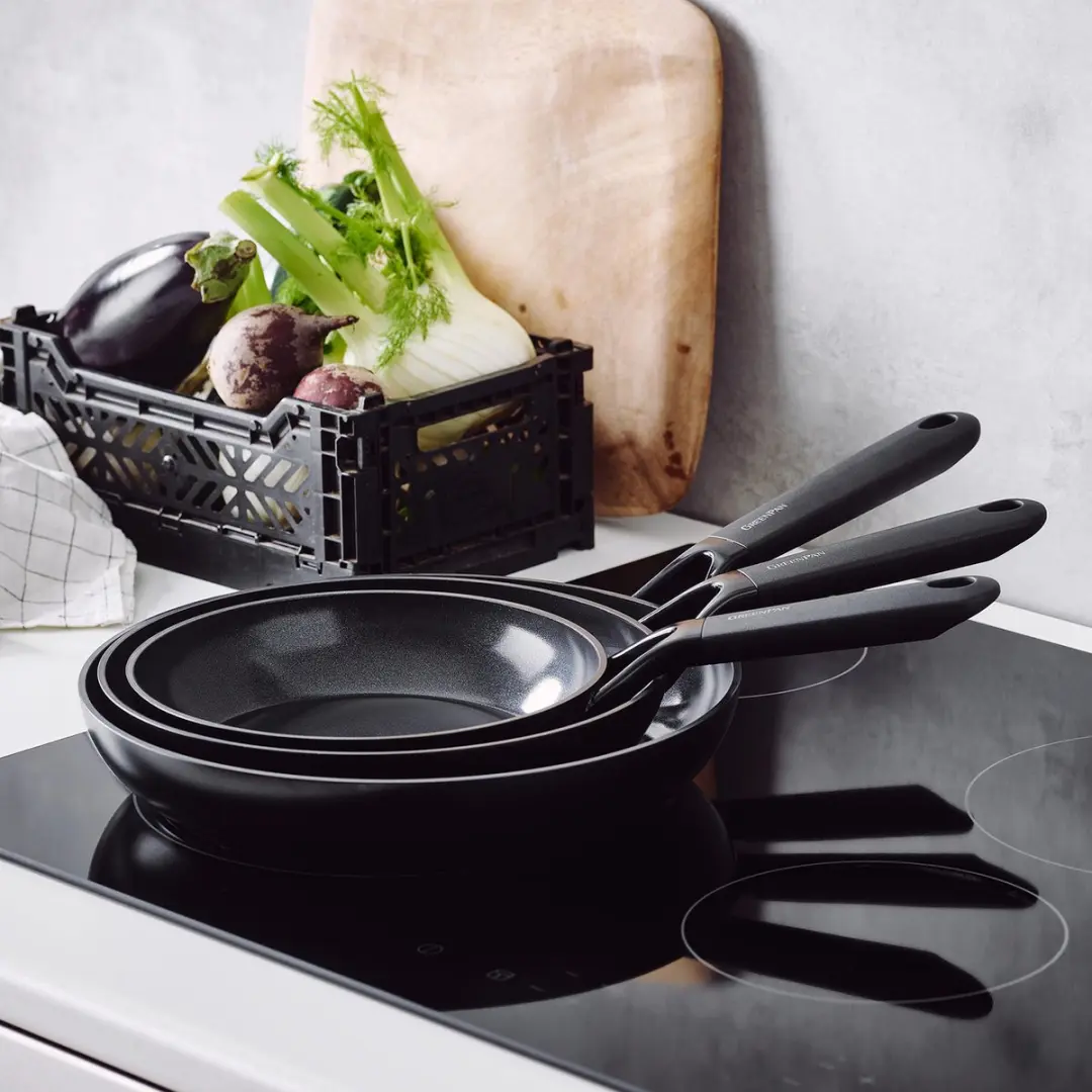 GreenPan Smartshape Braadpannenset 20+28cm - 2 Stuks - Zwart
