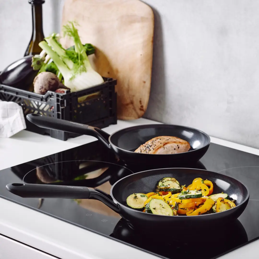 GreenPan Smartshape Braadpannenset 20+28cm - 2 Stuks - Zwart