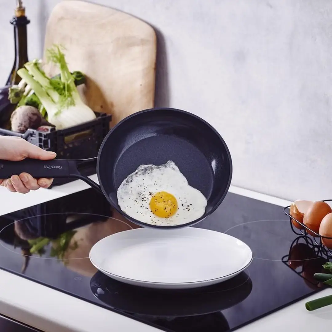 GreenPan Smartshape Braadpannenset 20+28cm - 2 Stuks - Zwart