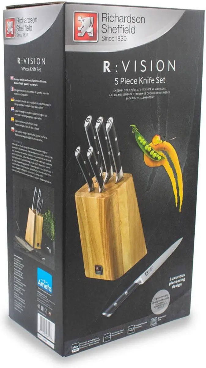 Richardson Sheffield R Vision 5-Delige Messenset - Hout - afbeelding 6 van 6