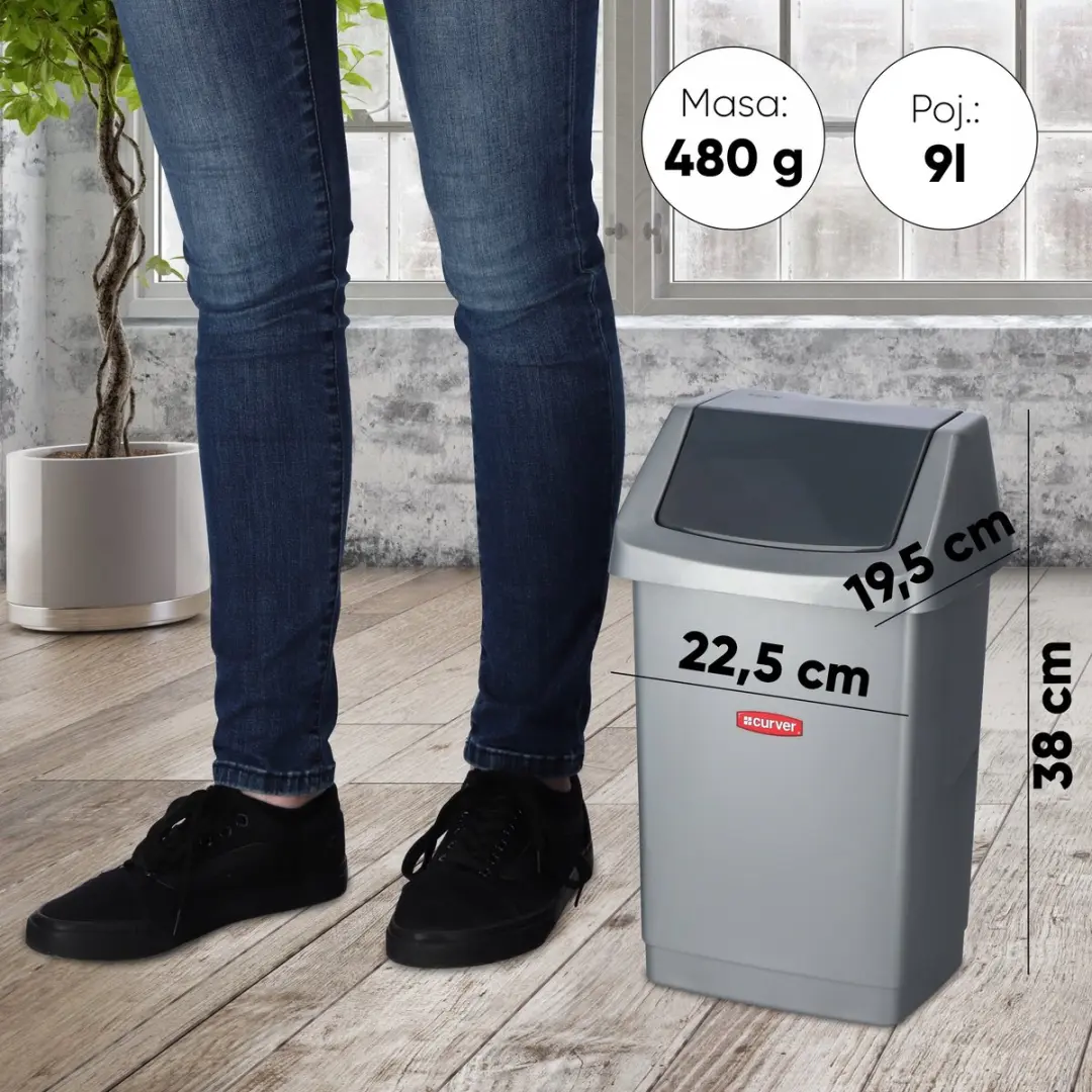 Curver Click-it Multifunctionele Mand 9L - Grijs