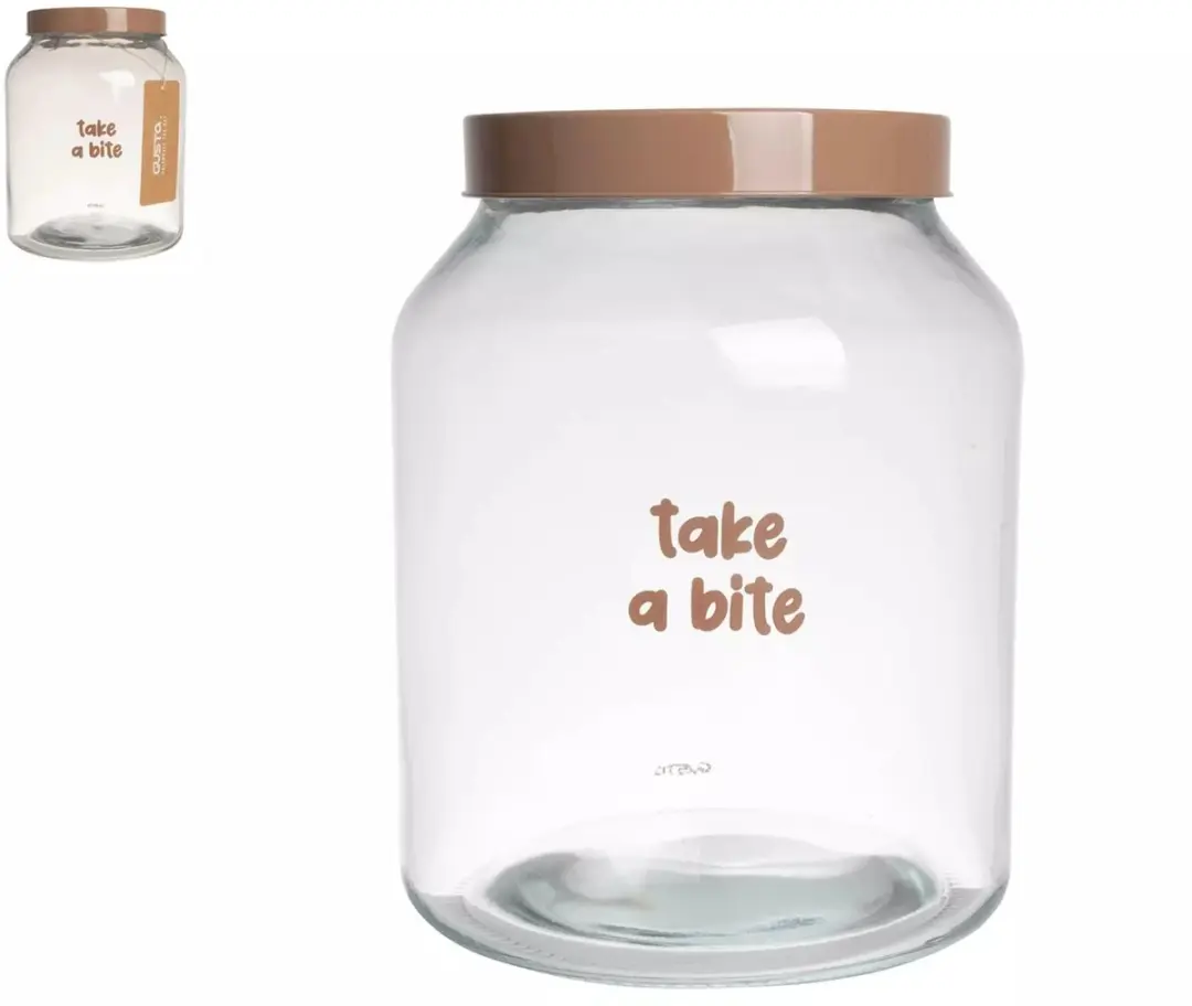 Gusta Take A Bite Voorraadpot 3L - Transparant