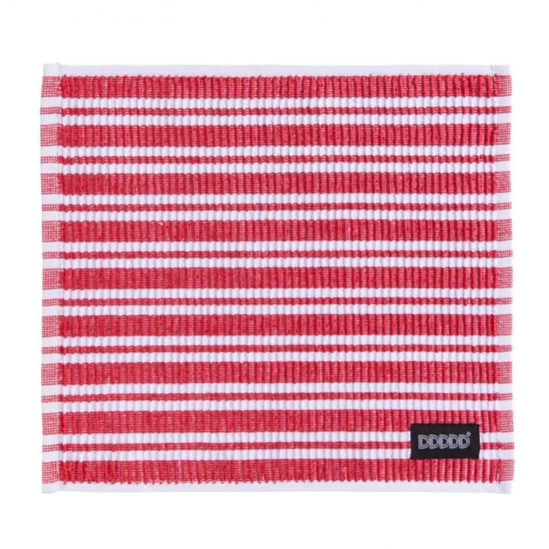 DDDDD Vaatdoekken Rood - 30x30cm - Set van 4