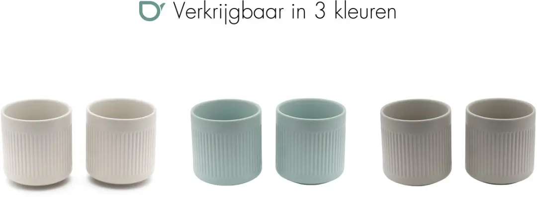 Bredemeijer Theelicht Skagen Porselein 147063 - Lichtblauw - 2 Stuks