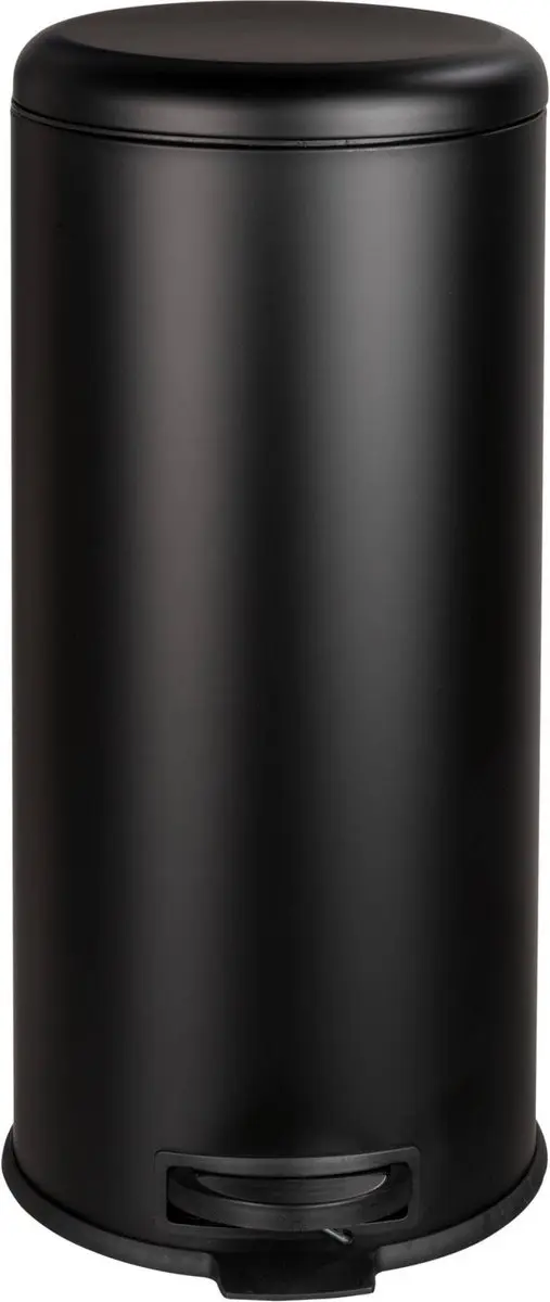 Wenko Pedaalemmer Leman 30L - 31cm - Mat zwart