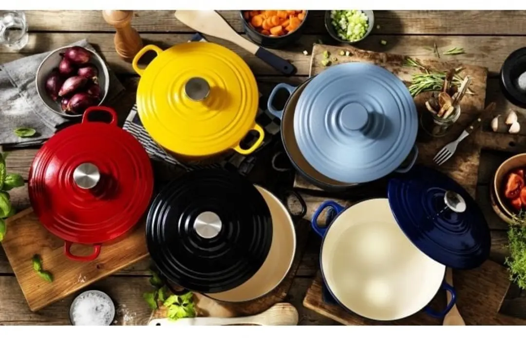 BK Bourgogne Braadpan 24cm - 4.2L - Gietijzer - Inductie - Zonnig Geel