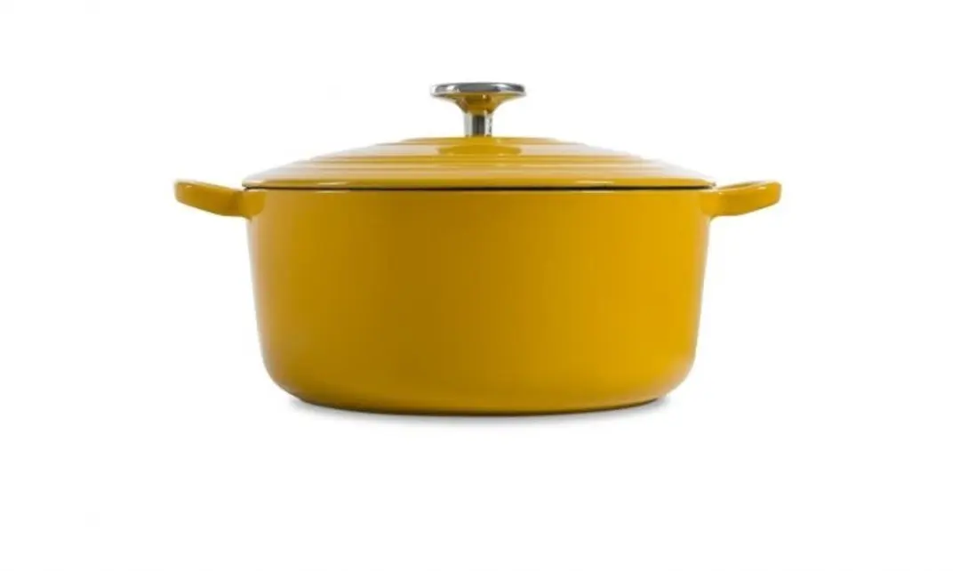 BK Bourgogne Braadpan 24cm - 4.2L - Gietijzer - Inductie - Zonnig Geel