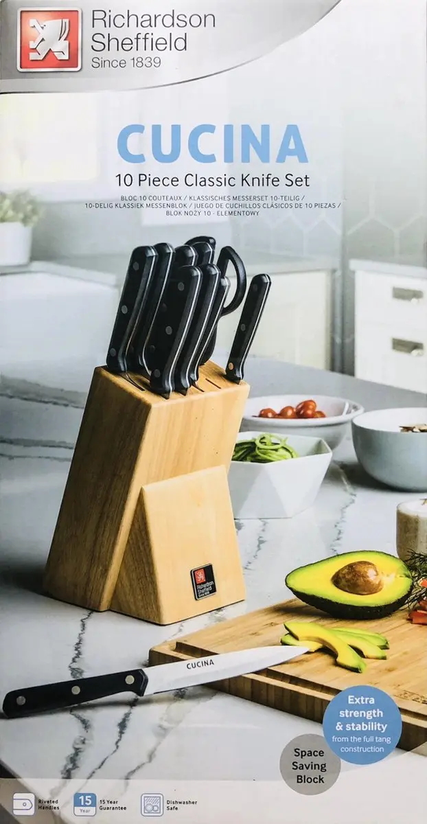 Richardson Sheffield Cucina Messenset 10-delig - Zwart