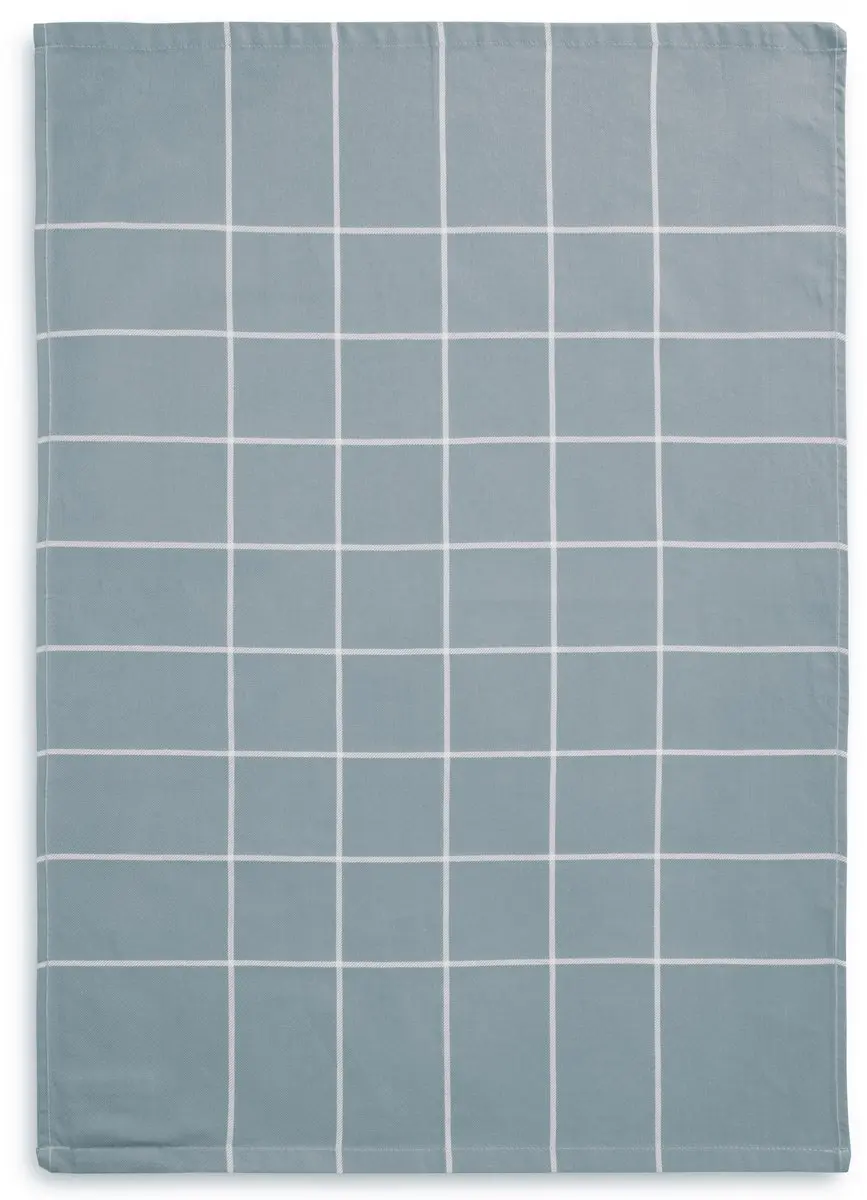 BYRKLUND Keuken- en Theedoeken Do Dishes & Dry Hands - 8-delig - 100% Katoen - Blauw