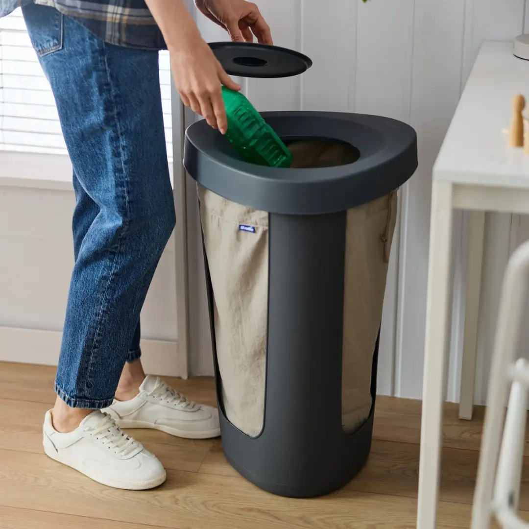 Rotho Fabu Statiegeld Flessenbak 50L - 2 Zakken - Antraciet