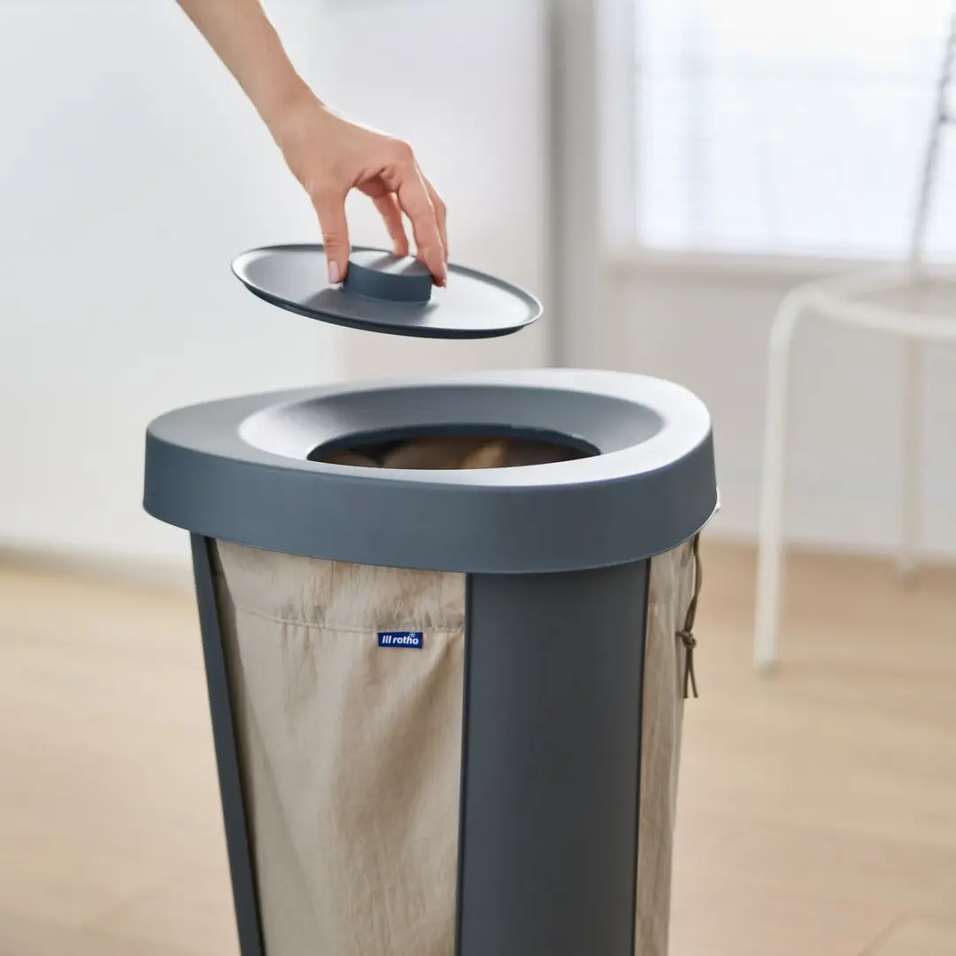 Rotho Fabu Statiegeld Flessenbak 50L - 2 Zakken - Antraciet