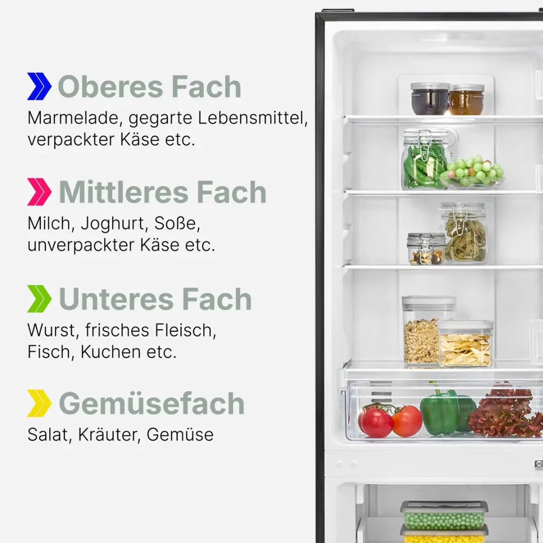 Bomann KG 7360 Koel-vriescombinatie 247L - No-Frost - Dark Inox