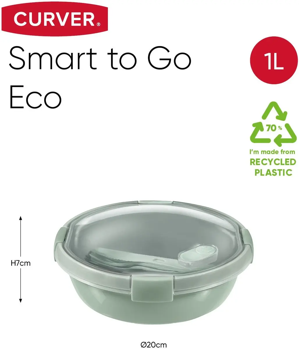 Curver Smart To Go Eco Lunchbox 1L - Groen
