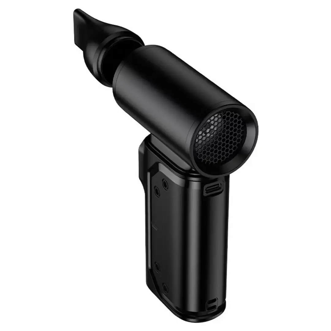 Hoco Flujo HX68 Mini Blower - 60W - 130.000 RPM - Zwart