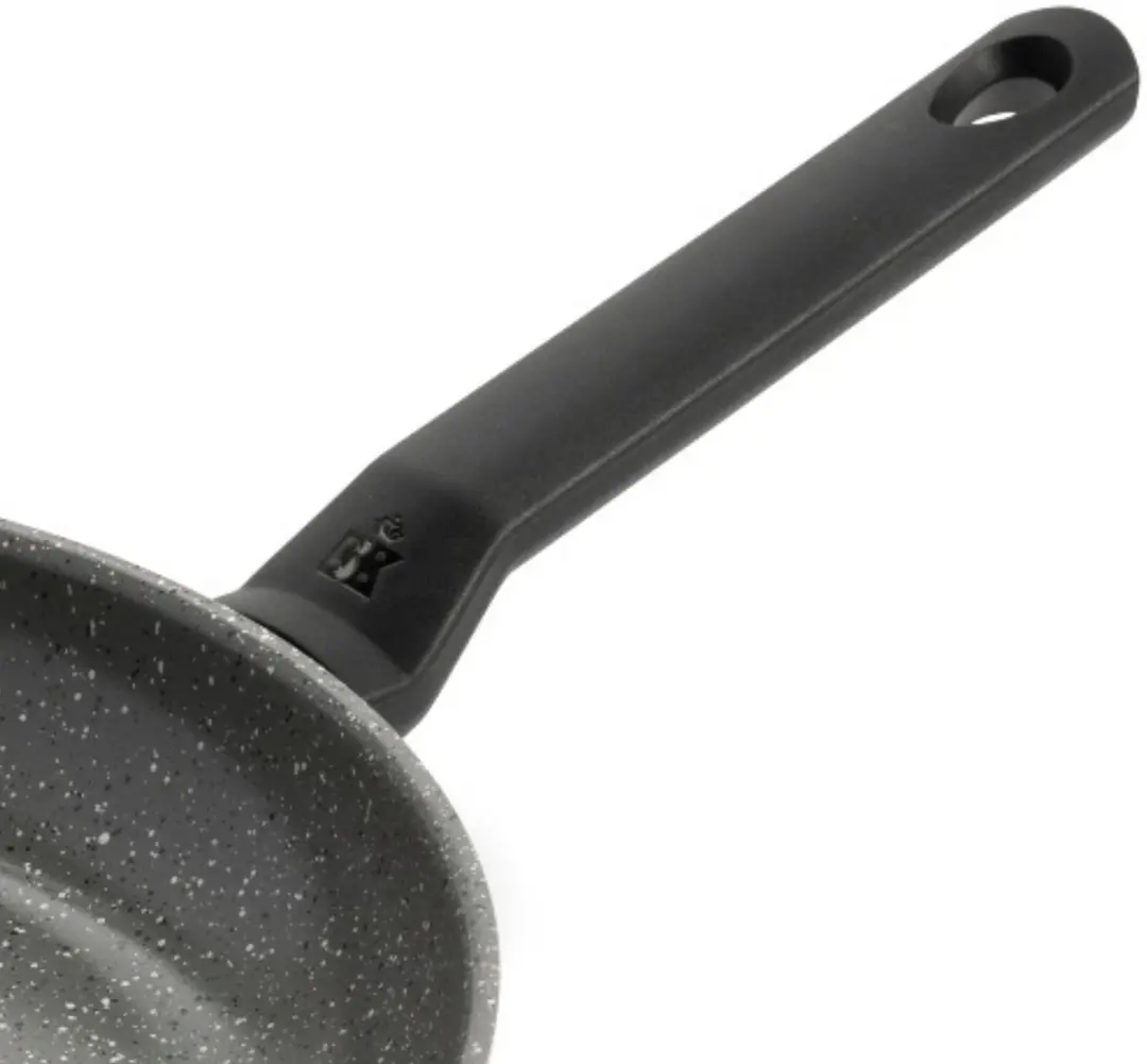 BK Granite Ceramic Pannenset 4-delig - 28/30cm & Hapjespan 28cm - Grijs