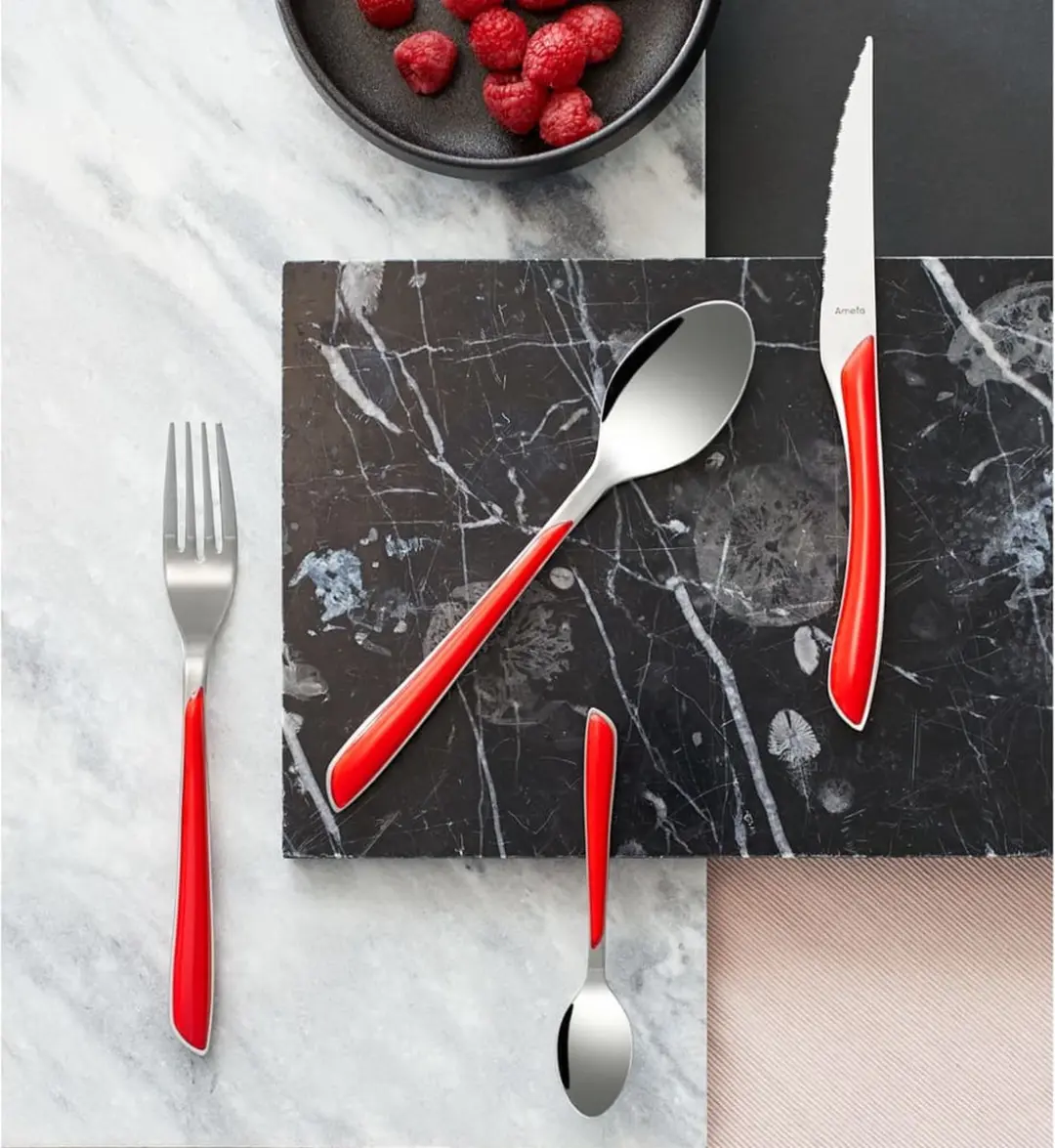 Amefa Eclat Bestekset 16-delig - 4 Personen - Rood