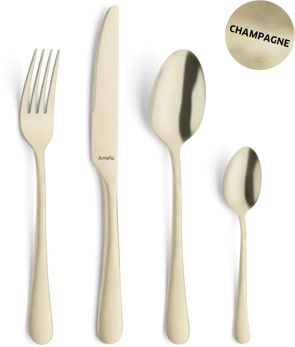 Amefa Austin Vintage Bestekset 24-delig - 6 Personen - Goud