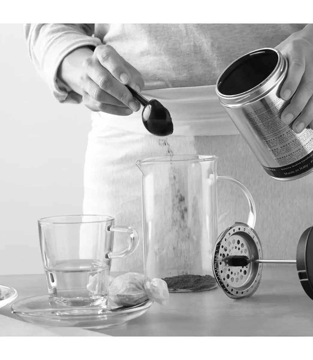 Leonardo Caffe Koffiemaker 0.6L - Zwart/Transparant
