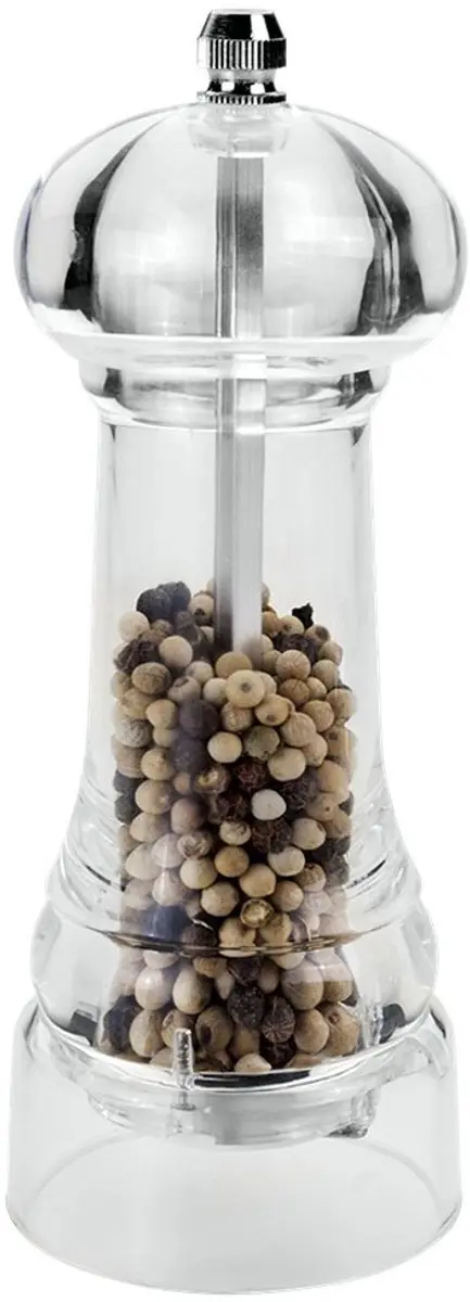 Metaltex Spice Line Kruidenmolen 14cm - Transparant