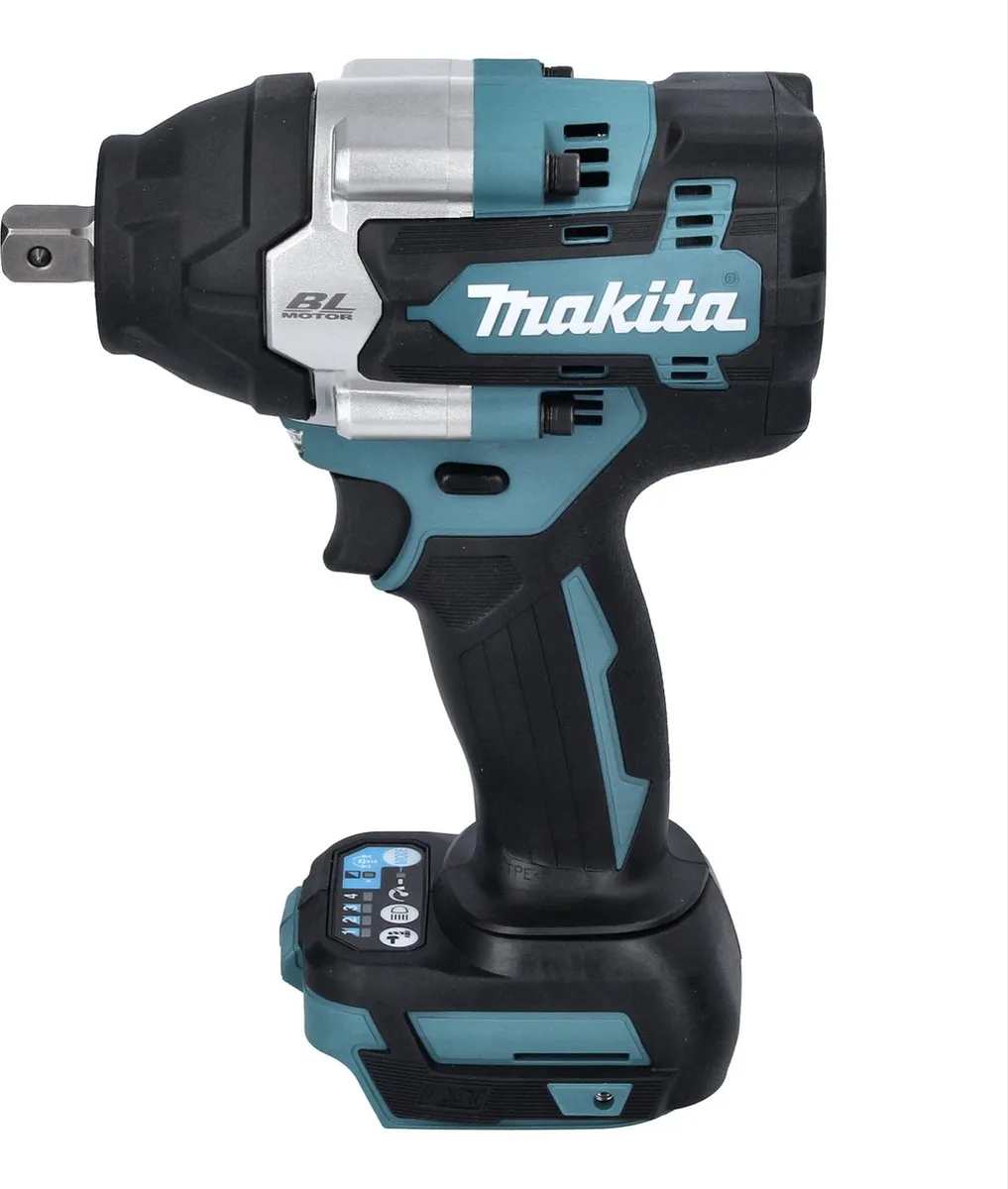 Makita DTW701F1J Slagmoersleutel 18V 700Nm - 1/2" XPT Borstelloos - 3.0Ah - afbeelding 4 van 5