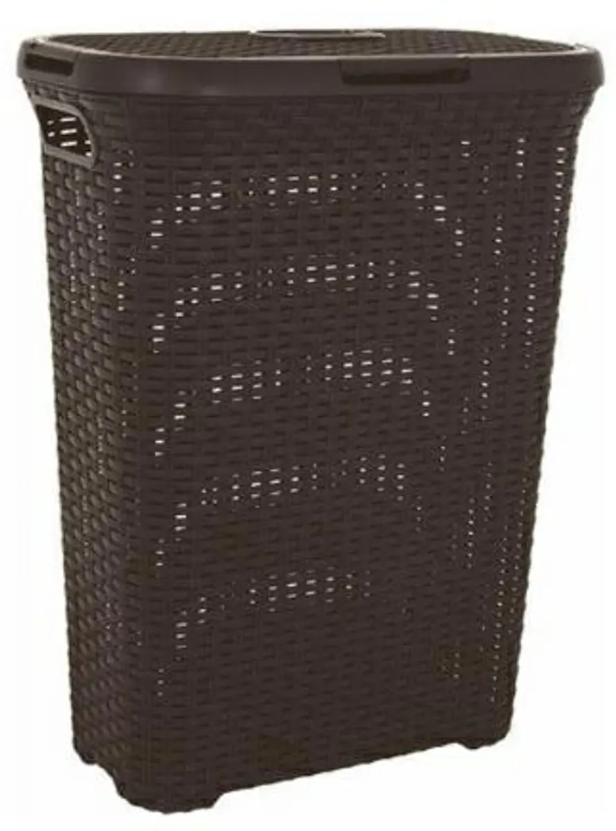 Curver Style Wasmand met deksel 40L - Bruin