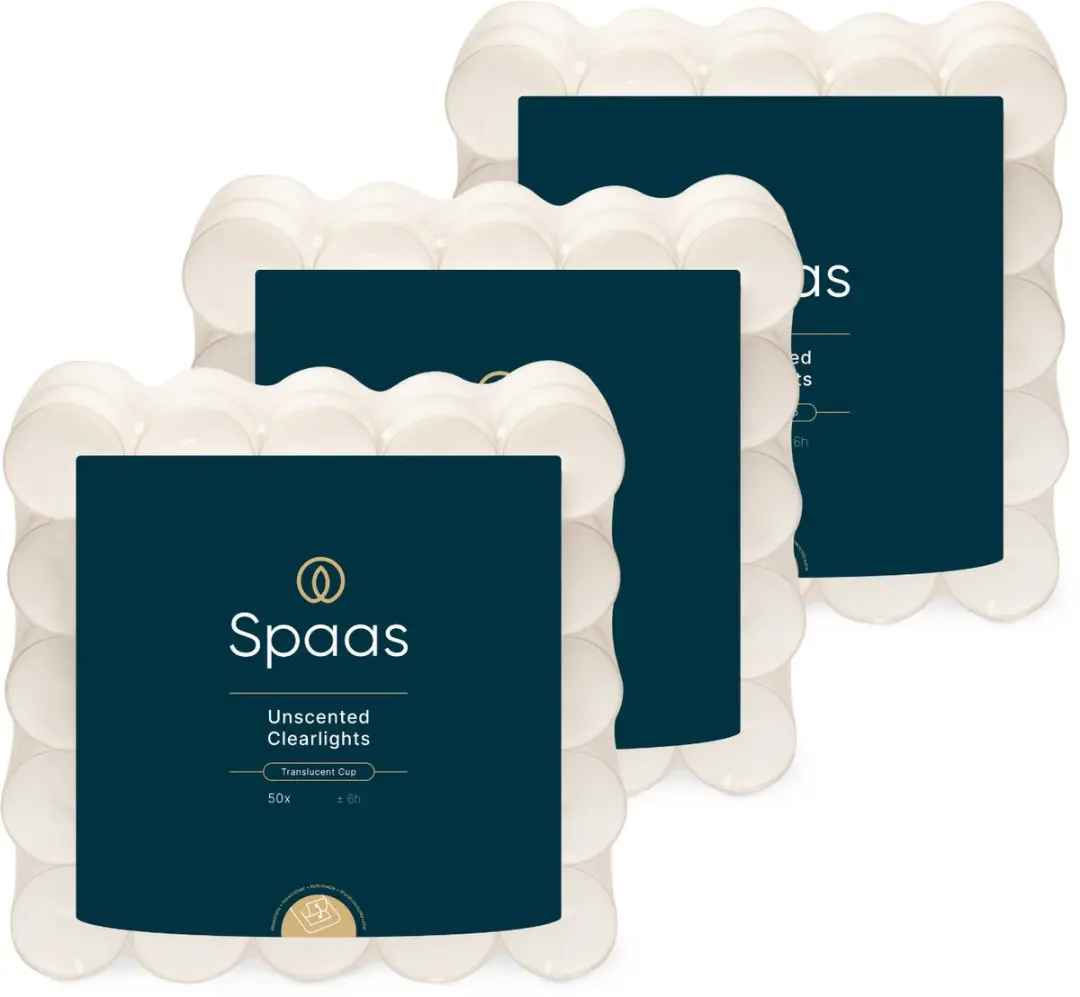 Spaas Clearlights Theelichtjes Wit