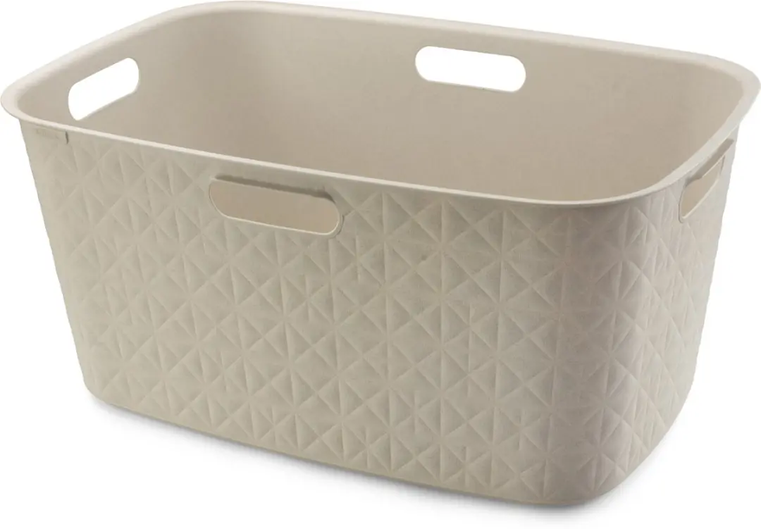 Curver Softex Wasmand 45L - 2 Stuks - 90L - Beige