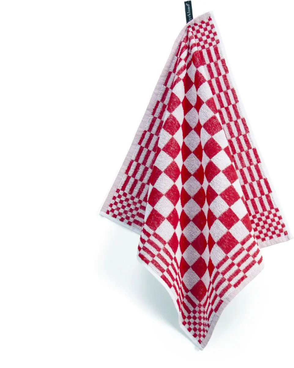 BYRKLUND Keukendoek Clean & Fresh Rood - 12 Stuks - 50x50cm