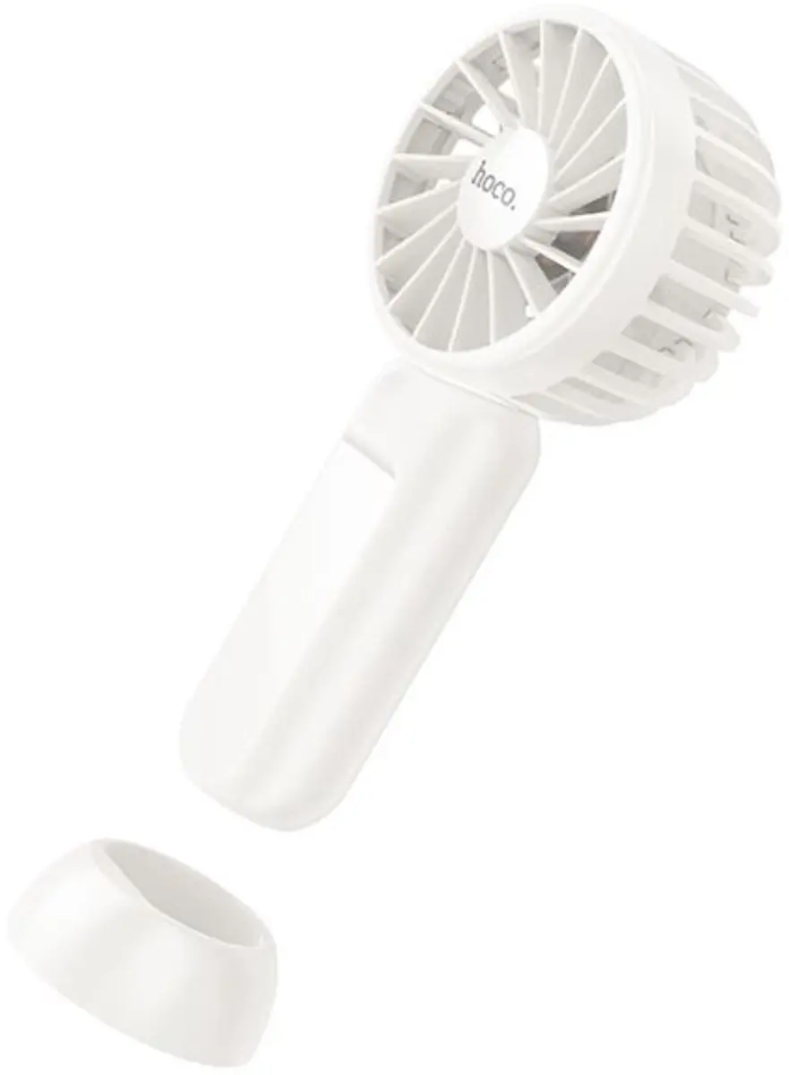 Hoco HX60 2-in-1 Ventilator - 3 Snelheden - USB-C - Wit